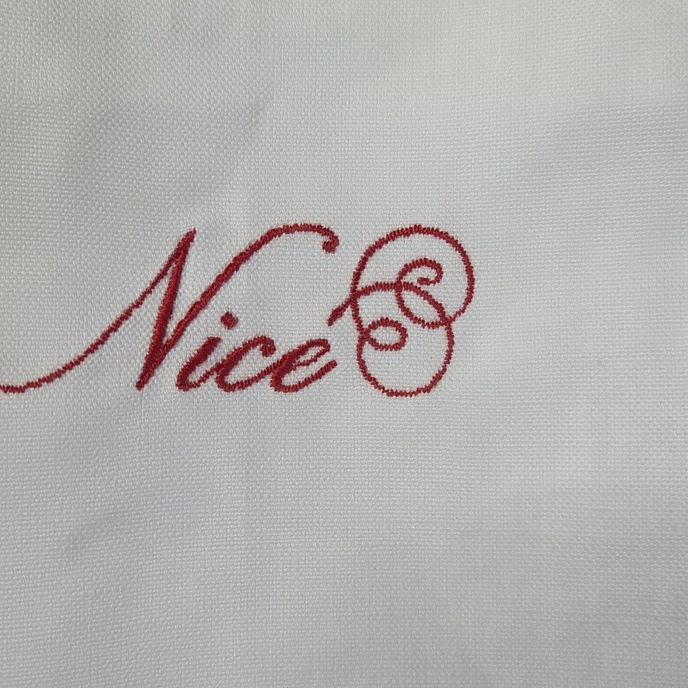 Martha Stewart Collection Christmas Naughty Nice Embroidered Hand Towels Set - Picture 3 of 10